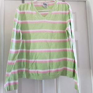 Lilly Vneck cotton sweater